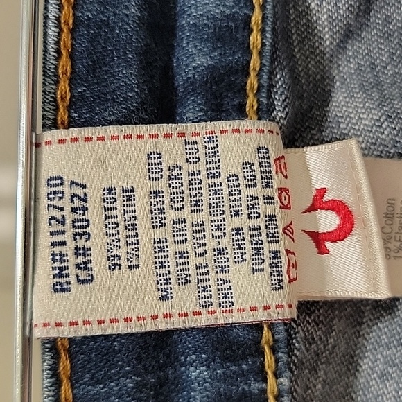 True Religion Distressed Skinny Low Rise Jeans Size 29 - Picture 4 of 11